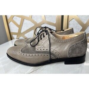 Primo Valore European Brand Luxury Dress Shoes Eu 42 Us 9 9.5 Men Taupe Leather